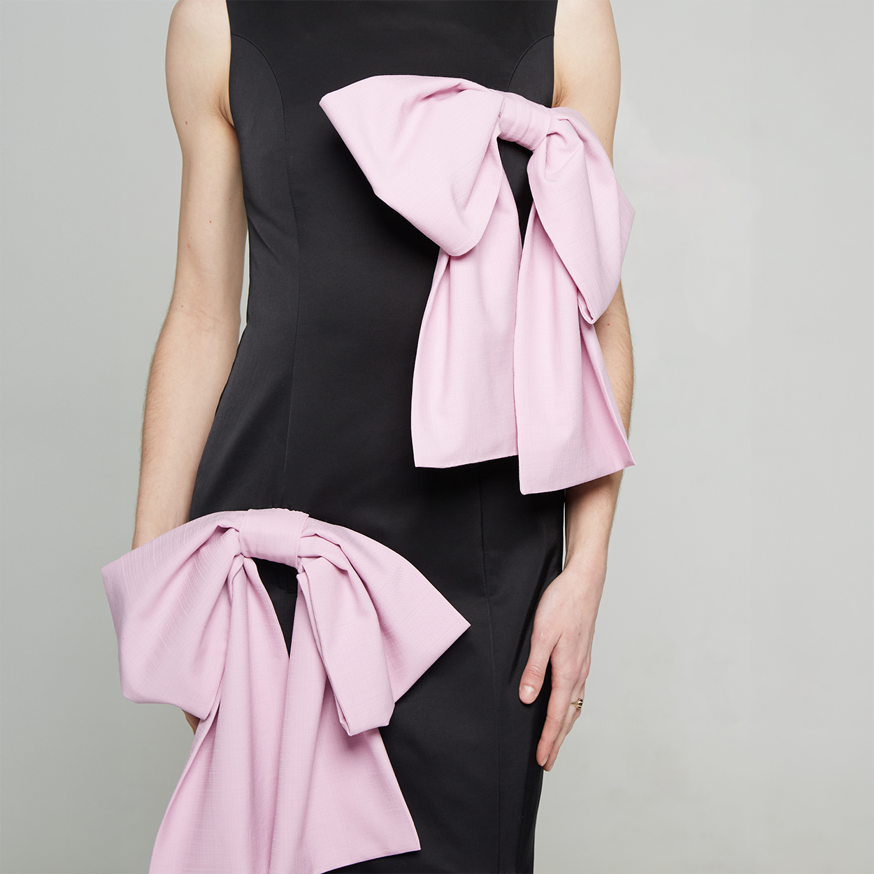 Maxi Pink Bow Evening Gown - Paz Lifestyle 