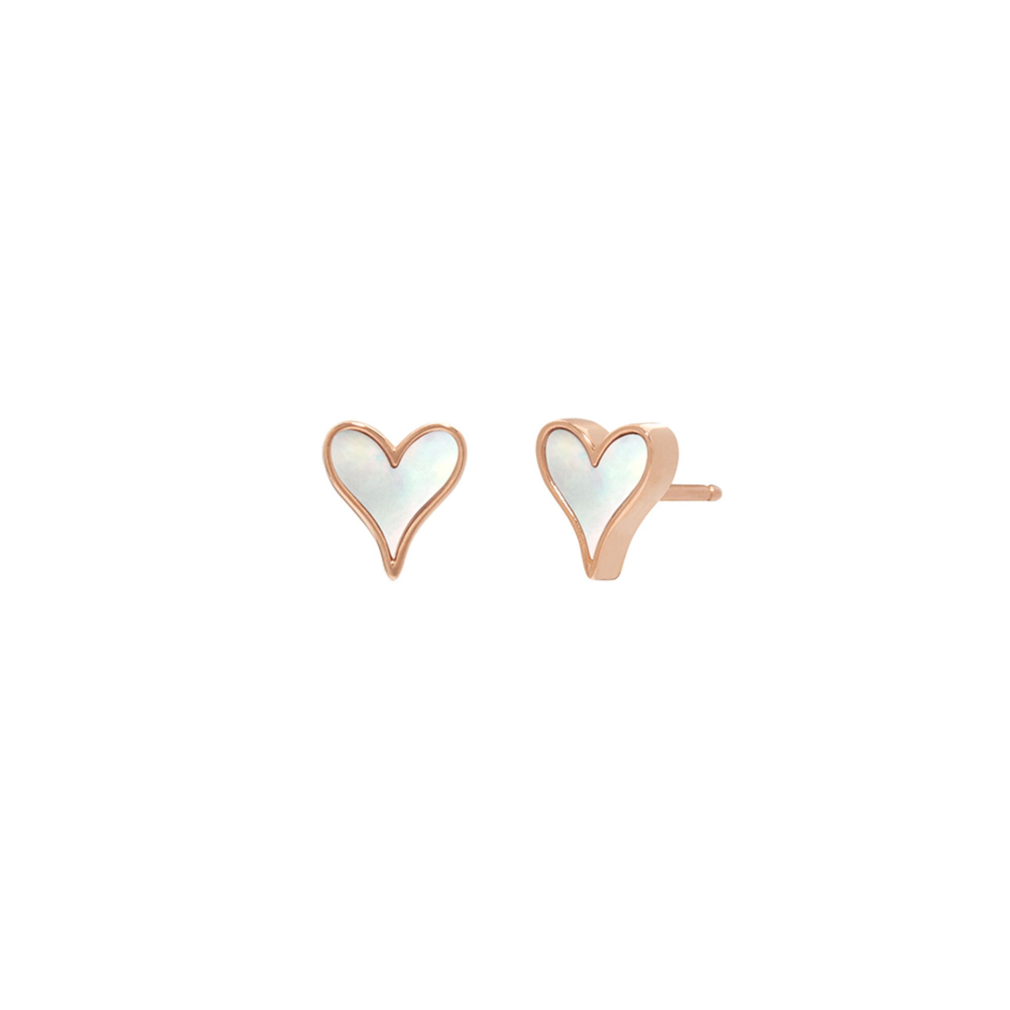 LoveLock Earrings 7mm in Rose Gold - Paz Lifestyle 