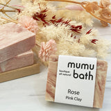 Rose Pink Clay Soap - Mumu Bath