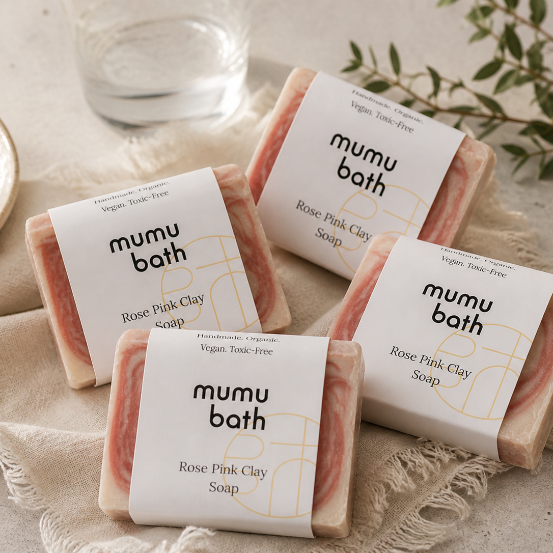 Rose Pink Clay Soap