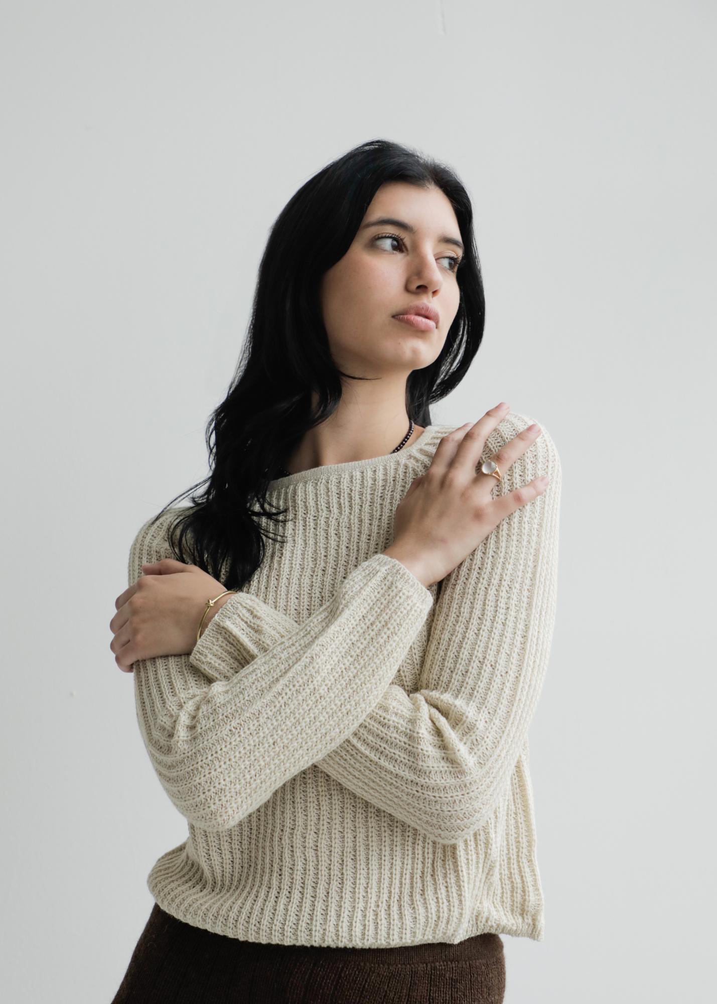 Sawika Crop Alpaca Sweater - Paz Lifestyle 