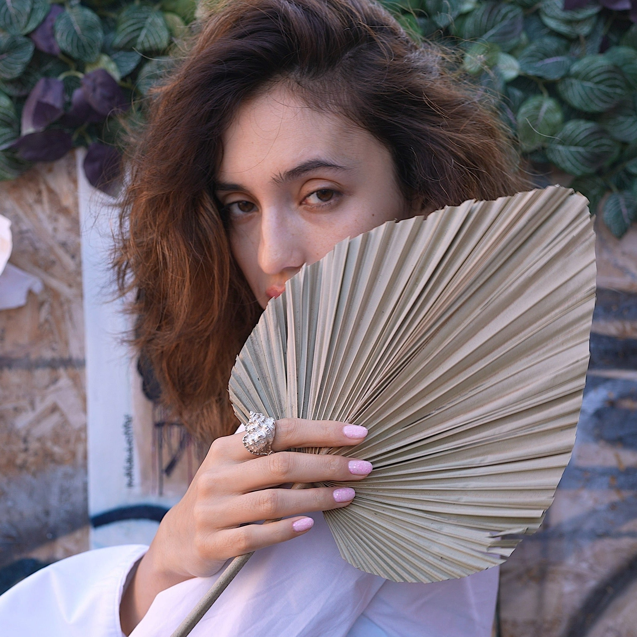 The sea Shell Ring molded from a sea shell - Paz Lifestyle 