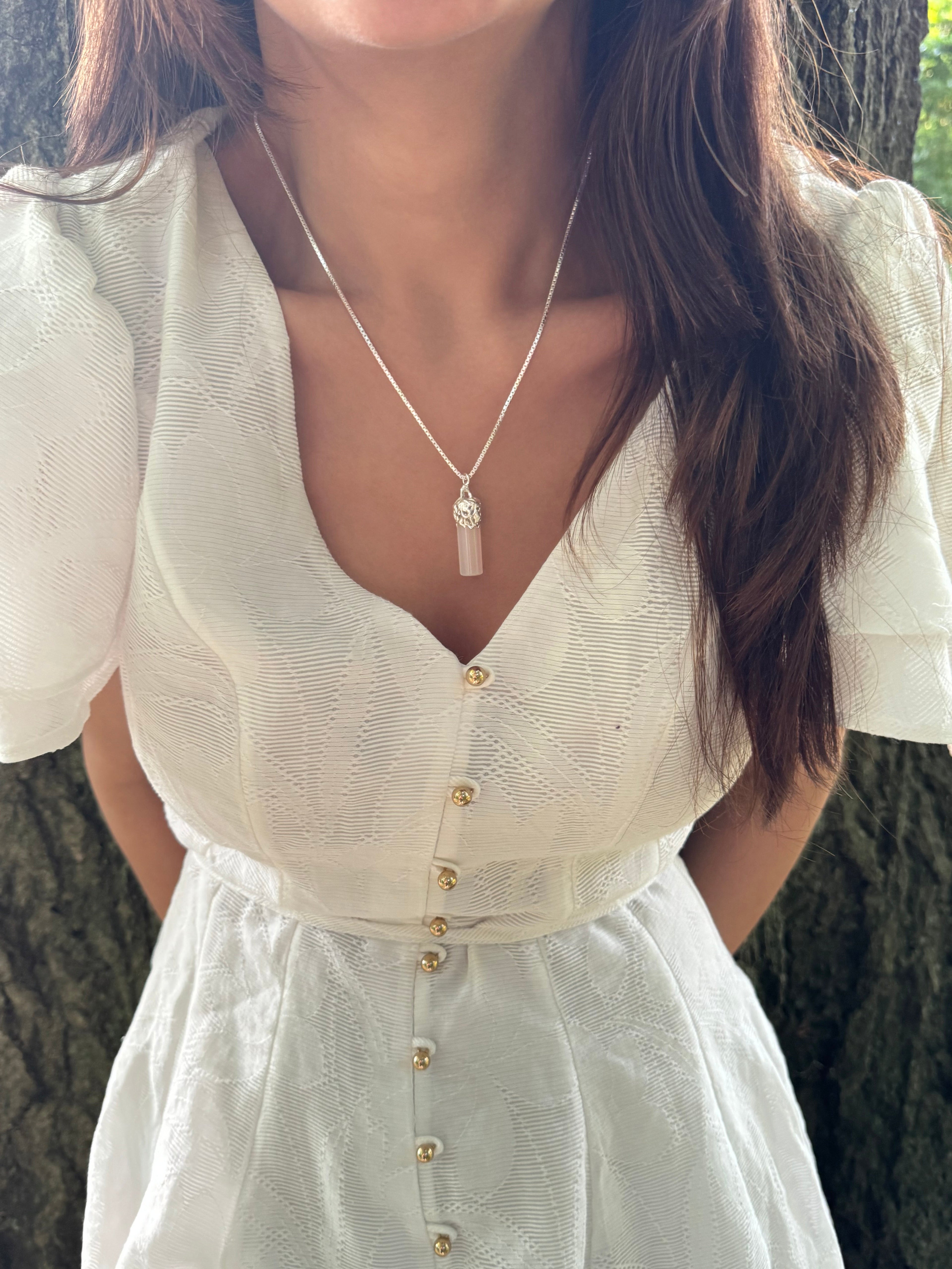 Unearthed- the cylinder shape coral pendant - Paz Lifestyle 