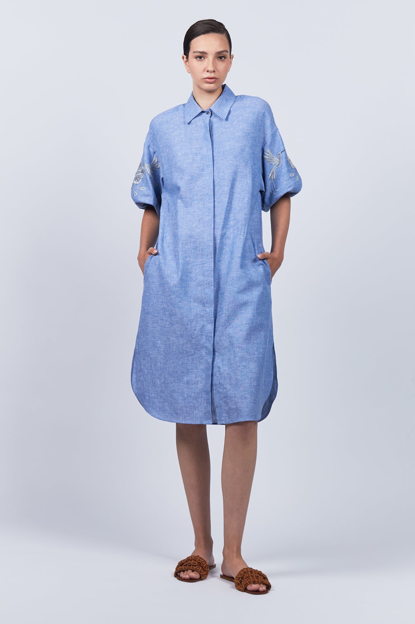 Winnie Blouse | Sky - Paz Lifestyle 