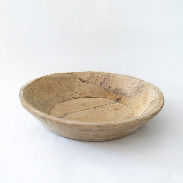 Antique Wooden Dough Bowl - Paz Lifestyle 