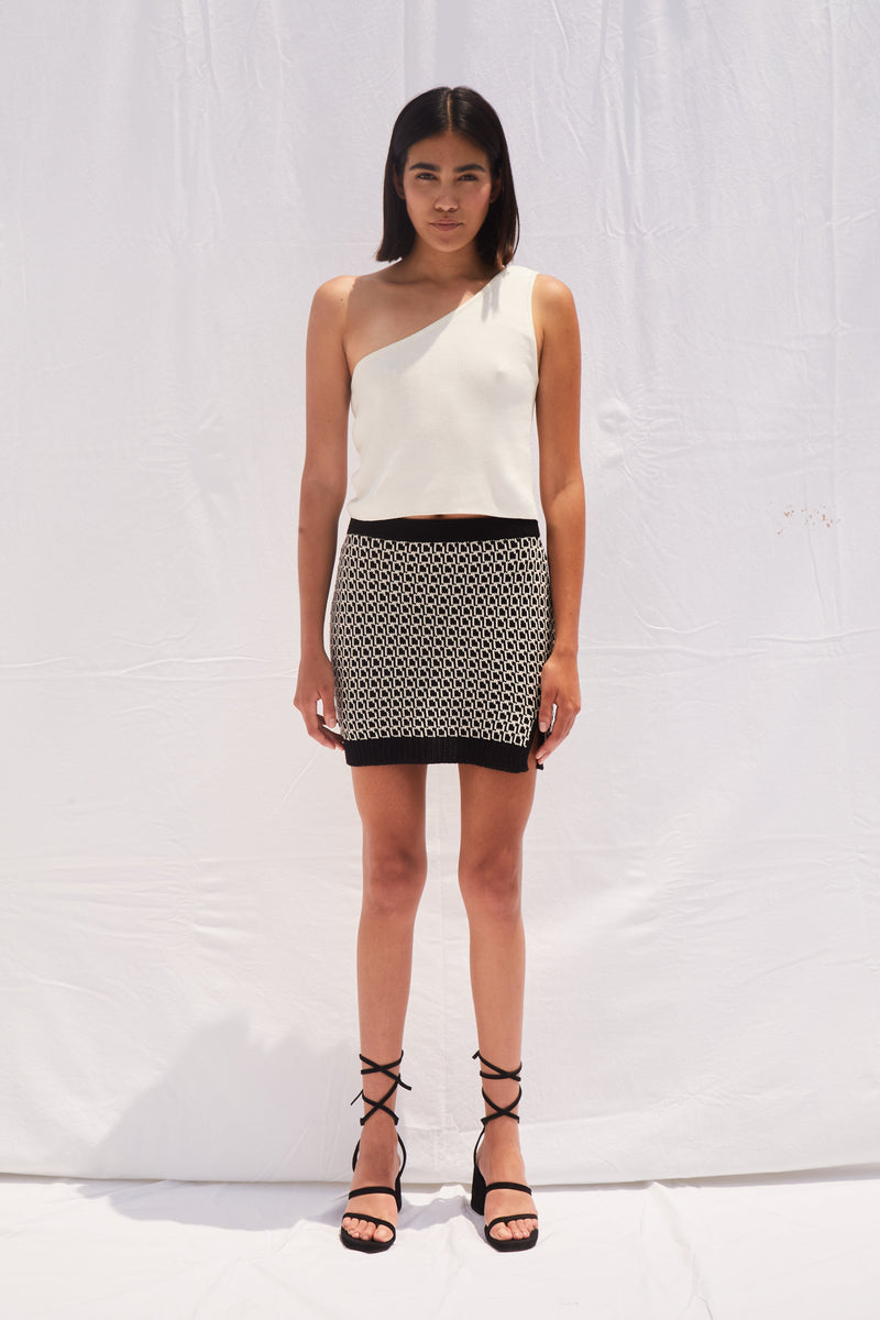 INA SKIRT CHECKERED