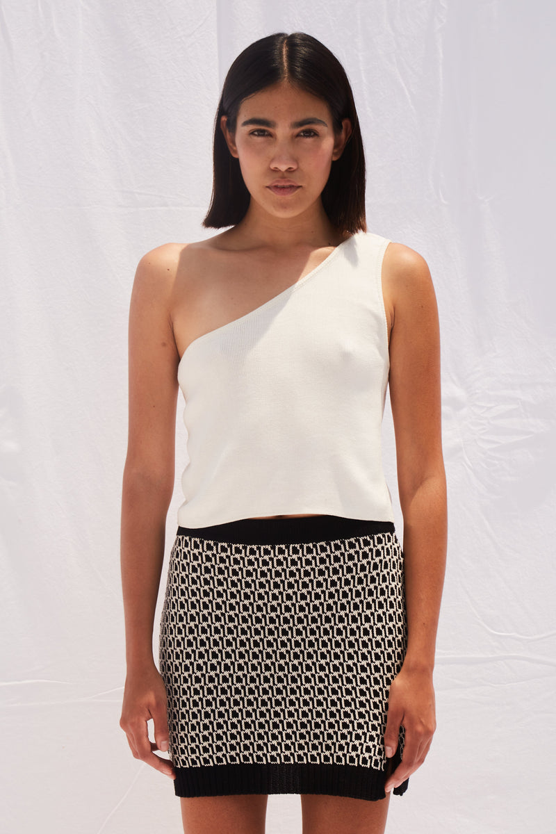 INA SKIRT CHECKERED