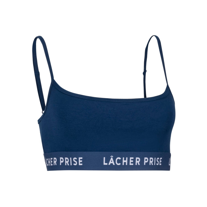 Blue bralette bra for women by Lâcher Prise Apparel