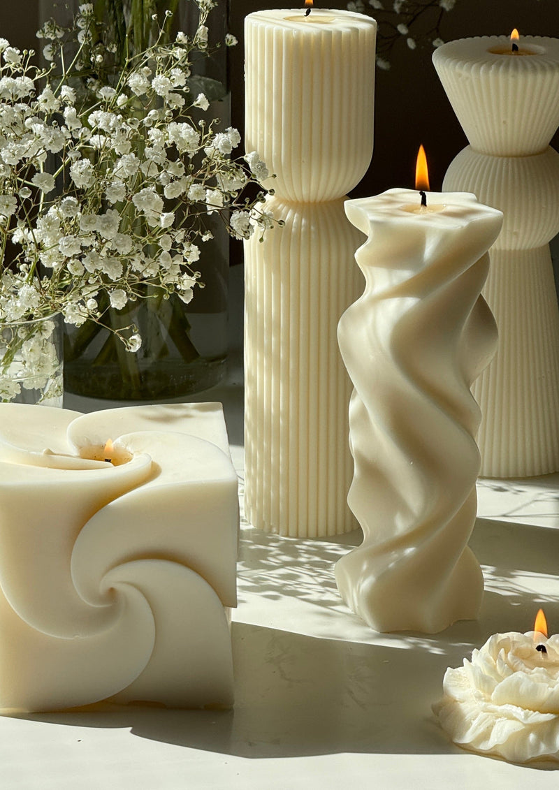 Spiral Eco Soy Candle - Paz Lifestyle 