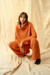 Orange Suri Sweater - PAZLIFESTYLE