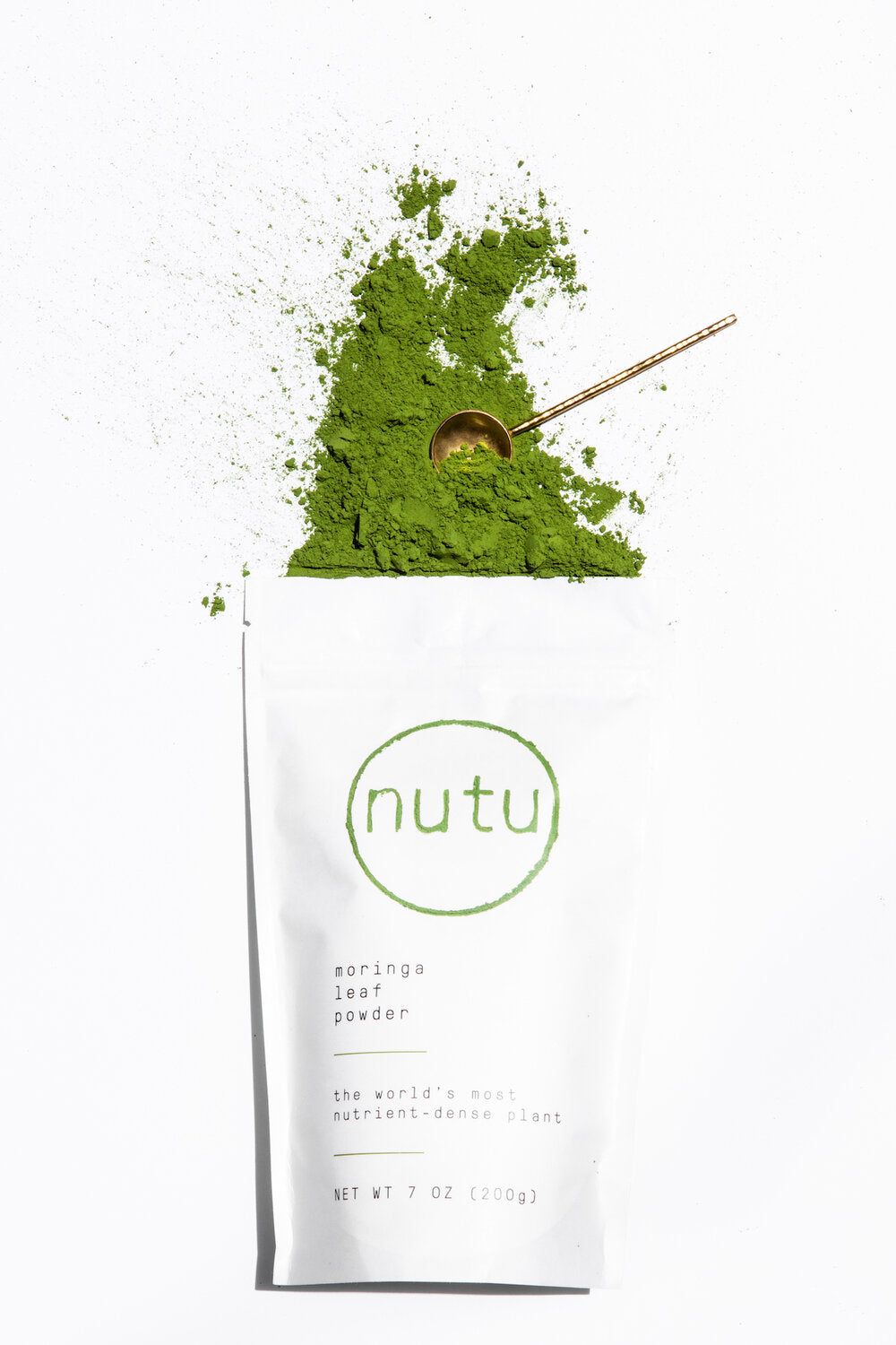 Sustainable lifestyle brand Nutu moringa leaf powder at PazLifestyle.com