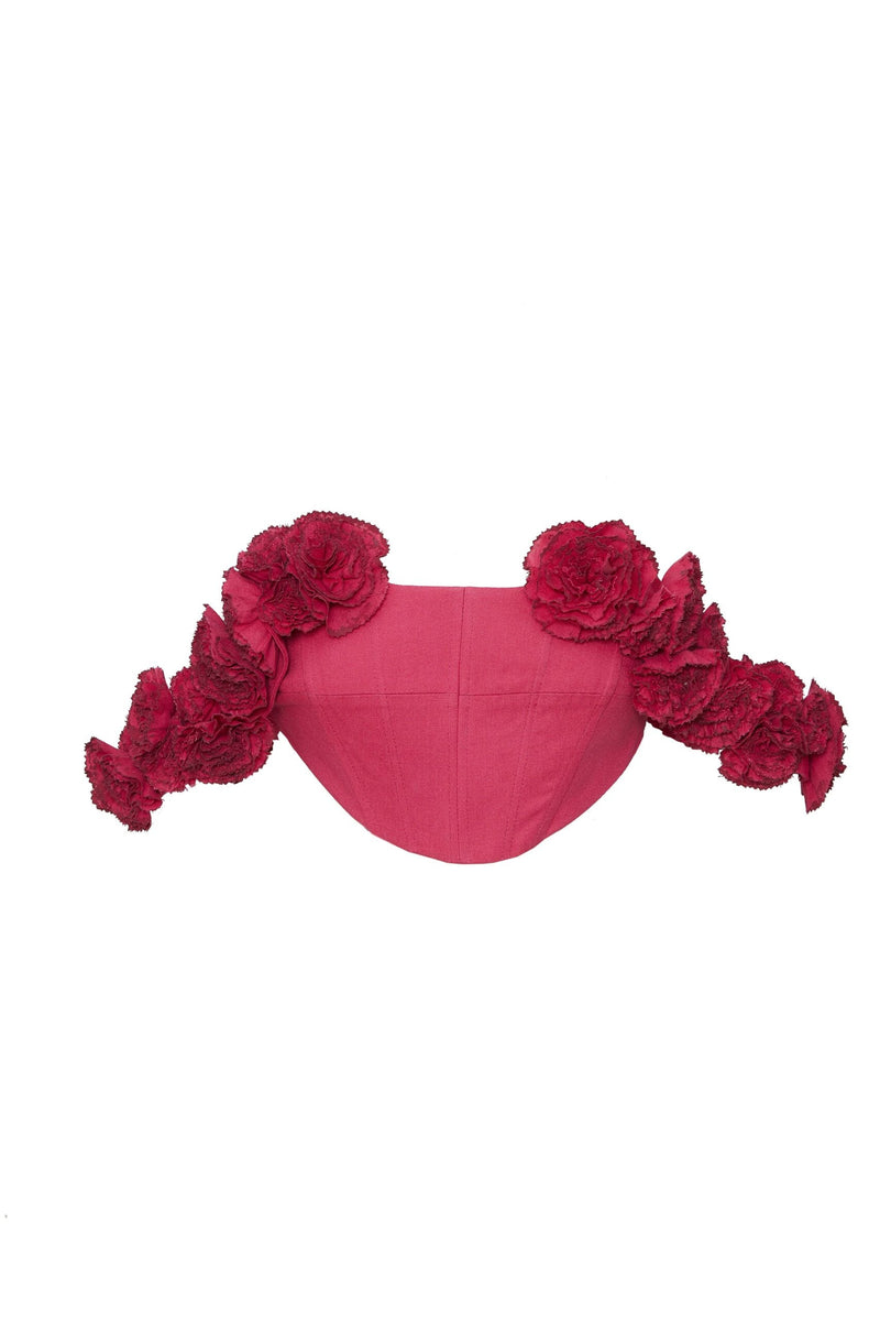 Pink Carnations Corset