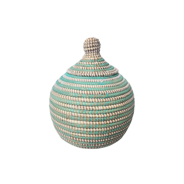 Green Woven Basket - PAZLIFESTYLE