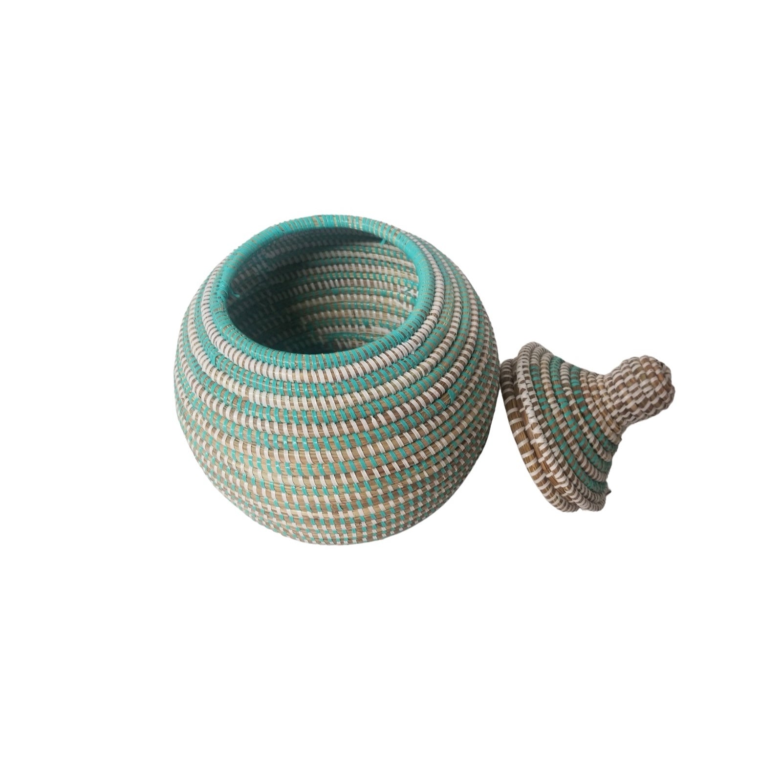 Green Woven Basket - PAZLIFESTYLE