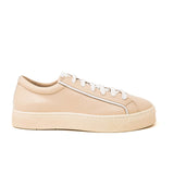 Sylven New York sand and white vegan apple leather sneakers