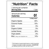 Sylven Mel Black/Oat vegan apple leather sneakers- nutritional facts sheet