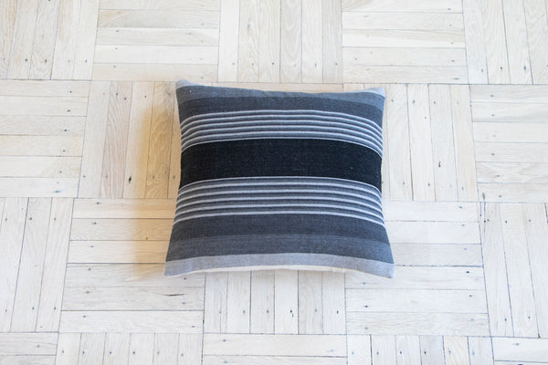 Gray Stripe Pillow Cover - PAZLIFESTYLE
