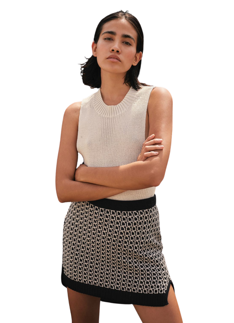 INA SKIRT CHECKERED