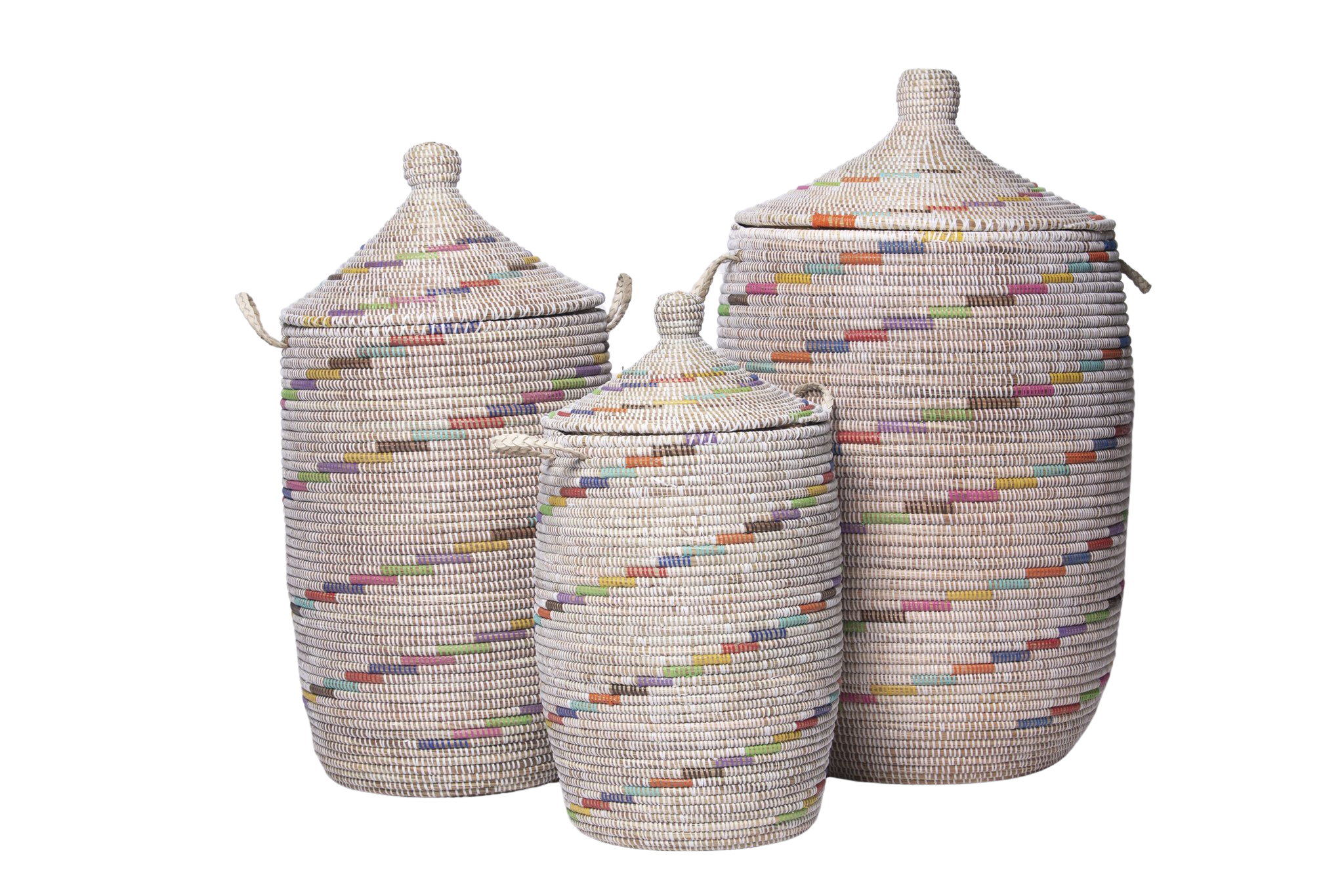 White Yam Yam Basket - PAZLIFESTYLE