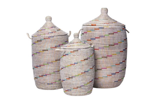 White Yam Yam Basket