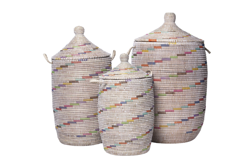 White Yam Yam Basket