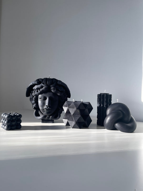 Medusa Eco Soy Candle Black