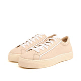 Sylven New York vegan sneakers in beige and white