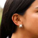 Medium Beetle Silver Earrings Earrings d'Franciscojewelry 