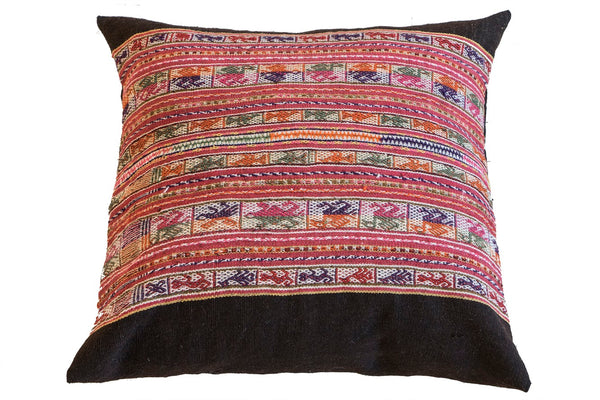  Sustainable lifestyle brand Ponchos Rojas handmade throw pillows at PazLifestyle.com 